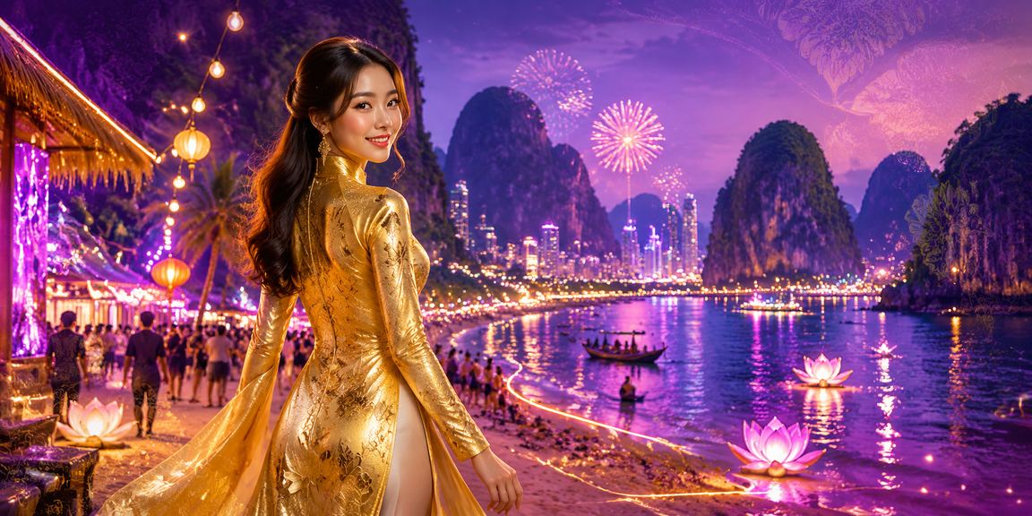 Phụ nữ Ninh Bình mặc áo dài thưởng thức giải trí casino trực tuyến